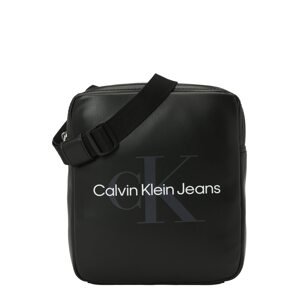 Calvin Klein Jeans Taška cez rameno  dymovo šedá / čierna / biela