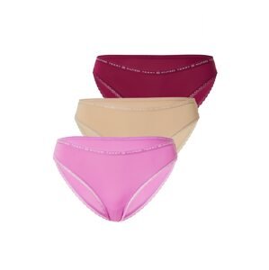 Tommy Hilfiger Underwear Nohavičky  béžová / orchideová / vínovo červená / biela