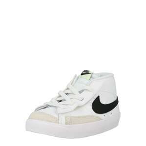 Nike Sportswear Tenisky 'Blazer Mid'  béžová / čierna / biela