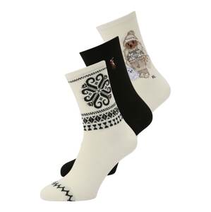 Polo Ralph Lauren Ponožky  béžová / hnedá / čierna / biela