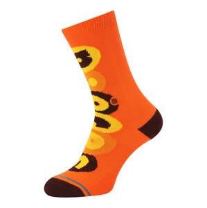 Stance Športové ponožky 'LOOKIN LIKE A SNACK'  žltá / oranžová / čierna