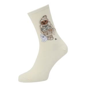 Polo Ralph Lauren Ponožky  hnedá / sivá / čierna / šedobiela