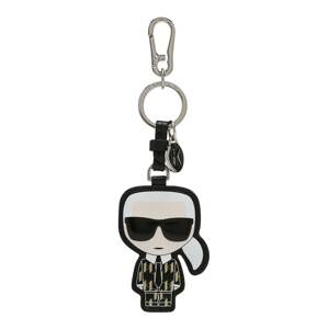 Karl Lagerfeld Prívesky na kľúče  čierna / biela