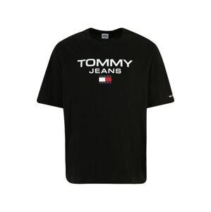 Tommy Jeans Plus Tričko  námornícka modrá / ohnivo červená / čierna / biela