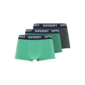 Superdry Boxerky  námornícka modrá / zelená / svetlozelená / tmavozelená
