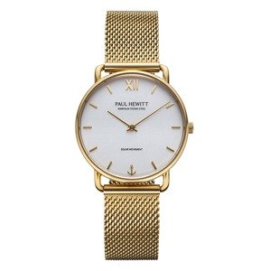 Paul Hewitt Analógové hodinky 'Sailor'  zlatá / biela