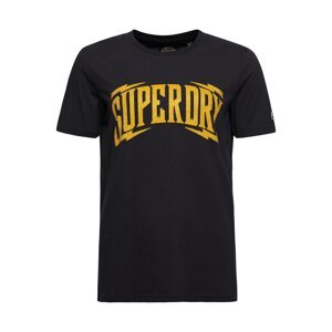 Superdry Tričko  žltá / antracitová