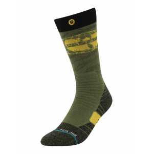 Stance Športové ponožky 'WU WORLD'  žltá / kaki / čierna