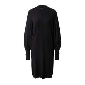 Fransa Pletené šaty 'BLUME'  čierna