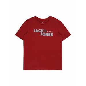 Jack & Jones Junior Tričko 'FRIDAY'  modrá / tmavosivá / bordová / biela