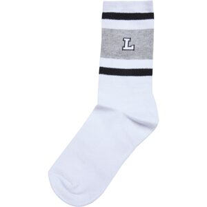 Urban Classics Ponožky 'College Team'  sivá / čierna / biela