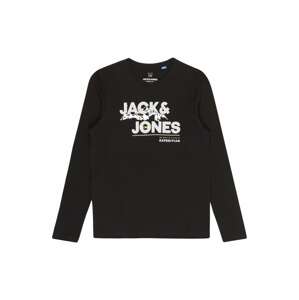 Jack & Jones Junior Tričko 'HUNTER'  čierna / biela