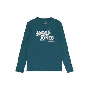Jack & Jones Junior Tričko 'HUNTER'  svetložltá / svetlosivá / petrolejová / biela