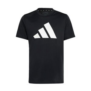 ADIDAS SPORTSWEAR Funkčné tričko 'Train Essentials Aeroready Logo -Fit'  čierna / biela