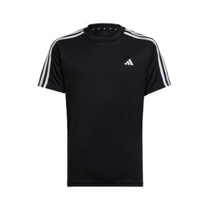 ADIDAS SPORTSWEAR Funkčné tričko 'Train Essentials Aeroready 3-Stripes -Fit'  čierna / biela