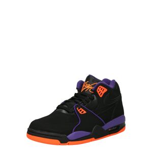 Nike Sportswear Členkové tenisky 'Air Flight 89'  tmavofialová / oranžová / čierna