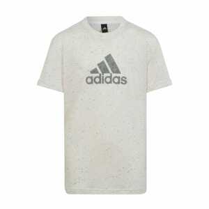 ADIDAS PERFORMANCE Funkčné tričko 'Future Icons Winners'  sivá melírovaná / prírodná biela