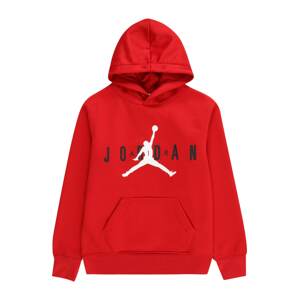 Jordan Športová mikina  červená / čierna / biela