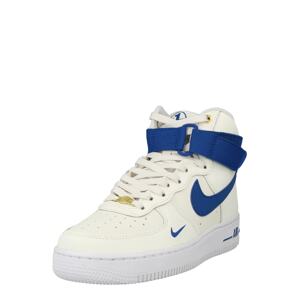 Nike Sportswear Členkové tenisky 'Air Force 1'  modrá / zlatá / biela