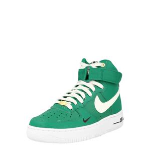 Nike Sportswear Členkové tenisky 'Air Force 1'  zelená / čierna / biela