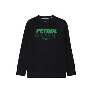 Petrol Industries Mikina  tmavomodrá / zelená