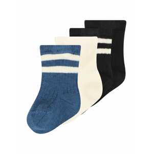 Lindex Ponožky  námornícka modrá / čierna / biela