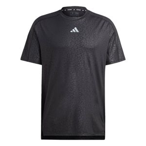 ADIDAS PERFORMANCE Funkčné tričko 'Workout Pu Print'  antracitová / čierna / biela