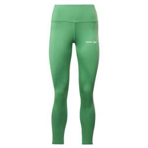 Reebok Športové nohavice 'Identity Energy'  zelená / biela