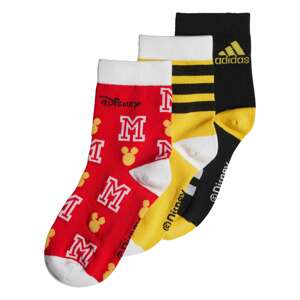 ADIDAS PERFORMANCE Športové ponožky  žltá / červená / čierna / biela