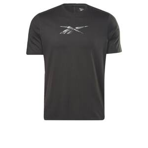 Reebok Sport Funkčné tričko  dymovo modrá / čierna / biela
