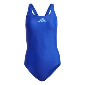 ADIDAS PERFORMANCE Športové jednodielne plavky '3 Bar Logo'  námornícka modrá / svetlomodrá