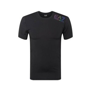 EA7 Emporio Armani Funkčné tričko  svetlomodrá / nefritová / fialová / čierna