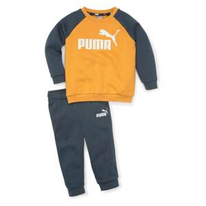 PUMA Joggingová súprava  námornícka modrá / oranžová / biela