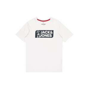 Jack & Jones Junior Tričko 'TREAM FOOTBALL'  námornícka modrá / biela