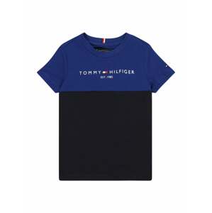 TOMMY HILFIGER Tričko  námornícka modrá / ultramarínová / jasne červená / biela