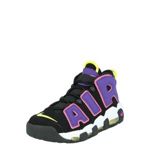 Nike Sportswear Členkové tenisky 'AIR MORE UPTEMPO '96'  neónovo žltá / tmavofialová / ružová / čierna