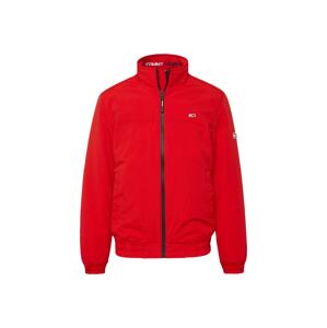 Tommy Jeans Prechodná bunda 'Essential'  tmavomodrá / červená / biela