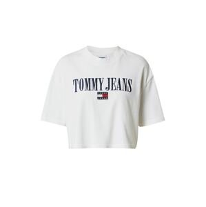 Tommy Jeans Tričko  námornícka modrá / tmavočervená / biela