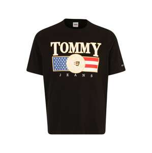 Tommy Jeans Plus Tričko  modrá / červená / čierna / biela