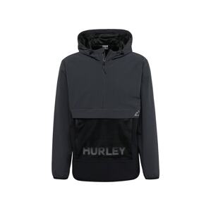 Hurley Tréningová bunda  sivá / čierna / biela