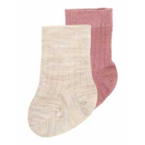 Lindex Ponožky  béžová / staroružová