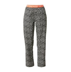 Calvin Klein Underwear Pyžamové nohavice  krémová / oranžová / čierna