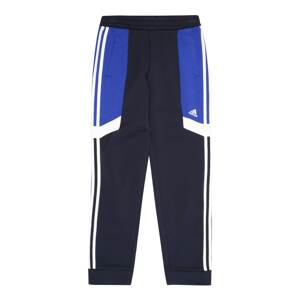ADIDAS SPORTSWEAR Športové nohavice  modrá / čierna / biela