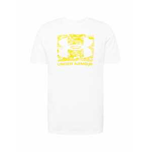 UNDER ARMOUR Funkčné tričko  žltá / svetlooranžová / biela