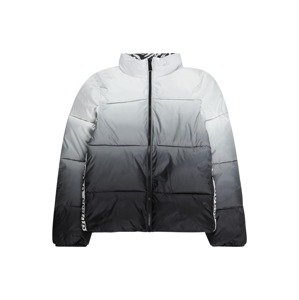 GUESS Zimná bunda  svetlosivá / čierna / šedobiela