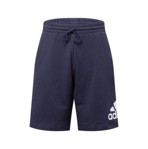 ADIDAS SPORTSWEAR Športové nohavice 'Essentials'  modrá / biela