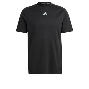 ADIDAS PERFORMANCE Funkčné tričko 'Workout'  čierna / biela