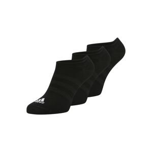 ADIDAS SPORTSWEAR Športové ponožky 'Thin And Light No-Show'  čierna / biela