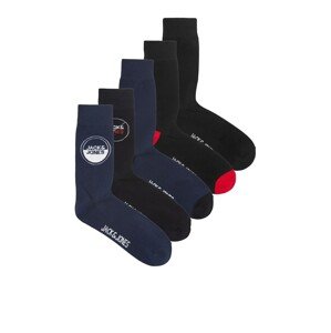 JACK & JONES Ponožky 'ARTIN'  námornícka modrá / červená / čierna / biela