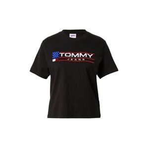 Tommy Jeans Tričko 'MODERN SPORT'  kráľovská modrá / ohnivo červená / čierna / biela
